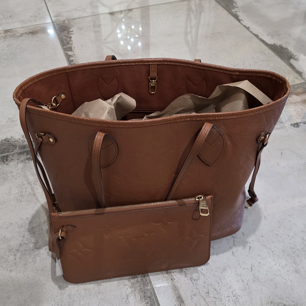 Louis Vuitton Empriente Neverfull MM Cognac